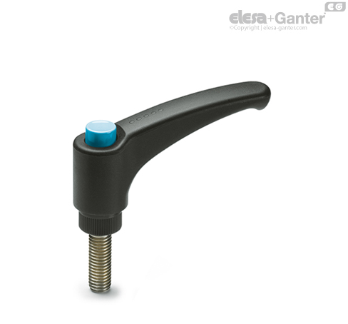 ERX-SST-p Adjustable handles Stainless steel threaded stud